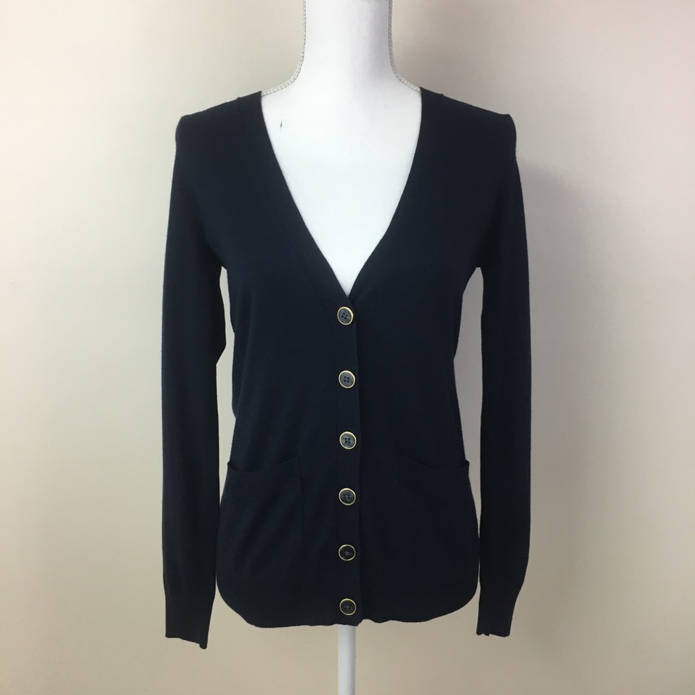 Banana Republic Women’s sweater cardigan dark blue